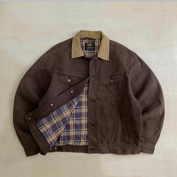 Brown Workwear Jacket – Vintage Rugged Style - Picture 2 of 3